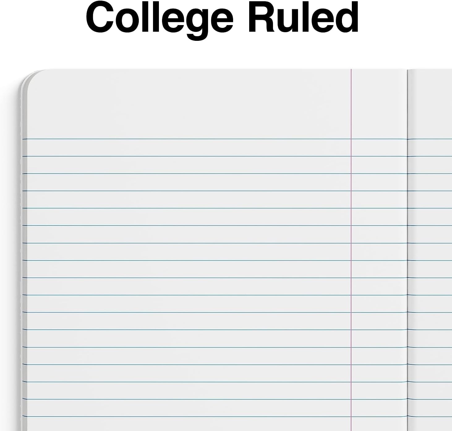 image:imageSTAPLES Composition Notebook 975 x 75 College Ruled 100 Sheets Assorted Colors 48CartonAssorted Color 1 Pack