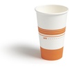 image:imagePerk 12 Oz Paper Hot Cups 500 Count Bulk Disposable Coffee Cups for Hot Beverages WhiteBlue50 Pack