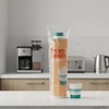 image:imagePerk 12 Oz Paper Hot Cups 500 Count Bulk Disposable Coffee Cups for Hot Beverages WhiteBlue50 Pack