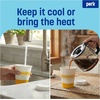 image:imagePerk 12 Oz Paper Hot Cups 500 Count Bulk Disposable Coffee Cups for Hot Beverages WhiteBlue8 Ounces