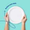 image:imagePerk 9 Inch Paper Plates 1000 Count Bulk White Disposable Uncoated Plates for Dinner Parties amp Everyday Use100 Pack