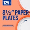image:imagePerk 9 Inch Paper Plates 1000 Count Bulk White Disposable Uncoated Plates for Dinner Parties amp Everyday Use125 Pack