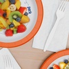 image:imagePerk 9 Inch Paper Plates 1000 Count Bulk White Disposable Uncoated Plates for Dinner Parties amp Everyday Use125 Pack