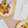 image:imagePerk 9 Inch Paper Plates 1000 Count Bulk White Disposable Uncoated Plates for Dinner Parties amp Everyday Use125 Pack
