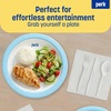 image:imagePerk 9 Inch Paper Plates 1000 Count Bulk White Disposable Uncoated Plates for Dinner Parties amp Everyday Use500 Pack