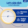 image:imagePerk 9 Inch Paper Plates 1000 Count Bulk White Disposable Uncoated Plates for Dinner Parties amp Everyday Use500 Pack