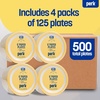 image:imagePerk 9 Inch Paper Plates 1000 Count Bulk White Disposable Uncoated Plates for Dinner Parties amp Everyday Use500 Pack