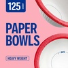 image:imagePerk HeavyWeight Paper Bowls 12 Oz 500 Count Bulk Disposable Bowls for Soups Snacks amp Everyday Meals WhiteOrange125