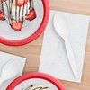 image:imagePerk HeavyWeight Paper Bowls 12 Oz 500 Count Bulk Disposable Bowls for Soups Snacks amp Everyday Meals WhiteOrange125
