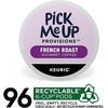 image:imagePick Me Up Provisions SingleServe Coffee Capsules amp Pods French Roast Dark Roast 24 Count KCup Compatible Single Serve Coffee Breakroom Office 100 Arabica Coffee1 Count Pack of 96