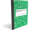 image:imageSTAPLES Composition Notebook 975 x 75 College Ruled 100 Sheets Assorted Colors 48CartonGreen
