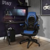 image:imageSTAPLES Emerge Vortex Gaming Chair Ergonomic Adjustable Height Swivel BlackBlue
