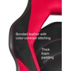 image:imageSTAPLES Emerge Vortex Gaming Chair Ergonomic Adjustable Height Swivel BlackRed  Black