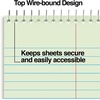 image:imageSTAPLES Steno Notepads 6 x 9 Gregg Ruled Top Wirebound 80 Sheets 12PackGreen Paper