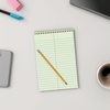 image:imageSTAPLES Steno Notepads 6 x 9 Gregg Ruled Top Wirebound 80 Sheets 12PackGreen Paper
