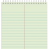 image:imageSTAPLES Steno Notepads 6 x 9 Gregg Ruled Top Wirebound 80 Sheets 12PackGreen Paper