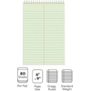 image:imageSTAPLES Steno Notepads 6 x 9 Gregg Ruled Top Wirebound 80 Sheets 12PackGreen Paper