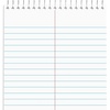 image:imageSTAPLES Steno Notepads 6 x 9 Gregg Ruled Top Wirebound 80 Sheets 12PackWhite Paper