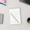 image:imageSTAPLES Steno Notepads 6 x 9 Gregg Ruled Top Wirebound 80 Sheets 12PackWhite Paper
