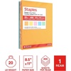image:imageStaples 30 Recycled 85 x 11 Inch 20 lbs 500Sheets Pack Blue For Office School amp HomeAssorted