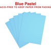 image:imageStaples 30 Recycled 85 x 11 Inch 20 lbs 500Sheets Pack Blue For Office School amp HomeBlue