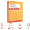image:imageStaples 30 Recycled 85 x 11 Inch 20 lbs 500Sheets Pack Blue For Office School amp HomeGoldenrod