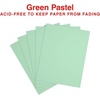 image:imageStaples 30 Recycled 85 x 11 Inch 20 lbs 500Sheets Pack Blue For Office School amp HomeGreen