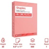 image:imageStaples 30 Recycled 85 x 11 Inch 20 lbs 500Sheets Pack Blue For Office School amp HomeSalmon