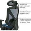 image:imageStaples Dexley Ergonomic Task Chair Mesh Ergonomic Lumbar Support Adjustable Height BlackBlue