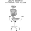 image:imageStaples Dexley Ergonomic Task Chair Mesh Ergonomic Lumbar Support Adjustable Height BlackGrey