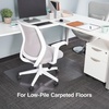image:imageStaples Office Chair Mat Clear Floor Mats with Lip FlatPile Carpets Extended UnderDesk Coverage 36 x 48 Inch Smooth Glide36 x 48