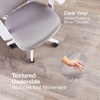 image:imageStaples Office Chair Mat Clear Floor Mats with Lip FlatPile Carpets Extended UnderDesk Coverage 36 x 48 Inch Smooth Glide45 x 53