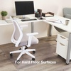image:imageStaples Office Chair Mat Clear Floor Mats with Lip FlatPile Carpets Extended UnderDesk Coverage 36 x 48 Inch Smooth Glide45 x 53