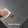 image:imageStaples Office Chair Mat Clear Floor Mats with Lip FlatPile Carpets Extended UnderDesk Coverage 36 x 48 Inch Smooth Glide46 x 60