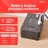 image:imageStaples TECH 650VA UPS Battery Backup with 8 Outlets  Standby Power Supply amp Surge Protection for Computers Routers amp Home Office Electronics Black