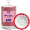 image:imagePerk HeavyWeight Paper Bowls 12 Oz 500 Count Bulk Disposable Bowls for Soups Snacks amp Everyday Meals WhiteOrange125