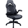 image:imageSTAPLES Emerge Vortex Gaming Chair Ergonomic Adjustable Height Swivel BlackBlack  Gray