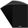 image:imageSTAPLES Steno Notepads 6 x 9 Gregg Ruled Top Wirebound 80 Sheets 12PackWhite Paper