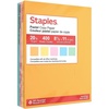 image:imageStaples 30 Recycled 85 x 11 Inch 20 lbs 500Sheets Pack Blue For Office School amp HomeAssorted