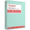 image:imageStaples 30 Recycled 85 x 11 Inch 20 lbs 500Sheets Pack Blue For Office School amp HomeTurquoise