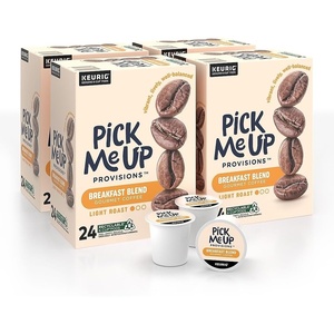 image:imagePick Me Up Provisions SingleServe Coffee Capsules amp Pods French Roast Dark Roast 24 Count KCup Compatible Single Serve Coffee Breakroom Office 100 Arabica Coffee1 Count Pack of 96