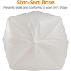 image:image2030 Gallon Trash Bag 30 x 36 Low Density 09 mil White 200 BagsBox