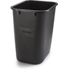 image:imageCOASTWIDE Professional Indoor Trash Can Without Lid Black Soft Molded Plastic 7 Gallon CW56429Black