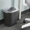 image:imageCOASTWIDE Professional Indoor Trash Can Without Lid Black Soft Molded Plastic 7 Gallon CW56429Black