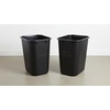 image:imageCOASTWIDE Professional Indoor Trash Can Without Lid Black Soft Molded Plastic 7 Gallon CW56429Black