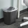 image:imageCOASTWIDE Professional Indoor Trash Can Without Lid Black Soft Molded Plastic 7 Gallon CW56429Black
