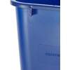 image:imageCOASTWIDE Professional Indoor Trash Can Without Lid Black Soft Molded Plastic 7 Gallon CW56429Blue