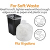 image:imageCoastwide Professional AccuFit 16 Gallon Trash Bag 24 x 33 High Density 6 mic Natural 1000 BagsBox