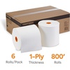 image:imageJSeries Hardwound Paper Towels 1ply 800 ftRoll 6 RollsCarton