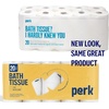 image:imagePerk 1Ply Toilet Paper Septic Safe Tissue Rolls 1000Sheets Per Roll 20Pack White